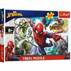 Puzzle 200 elementów Spiderman Urodzony bohater